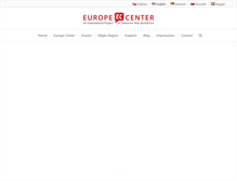 Tablet Screenshot of europe-center.org